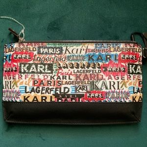 Karl Lagerfeld Graffiti Clutch Wristet
